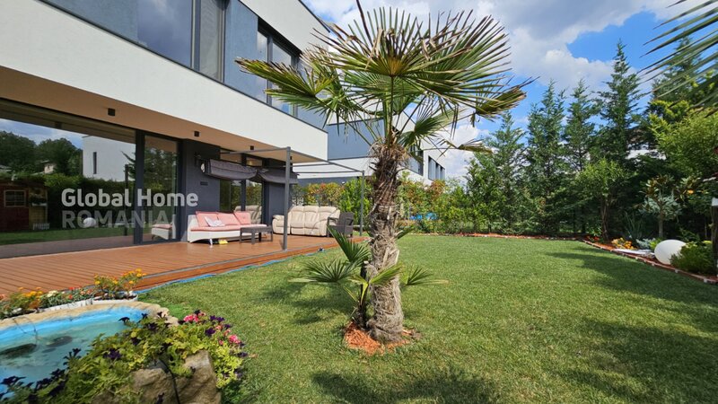 Tunari, Amber Gardens, modern smart villa 153 sqm, 4 rooms + 2 parking