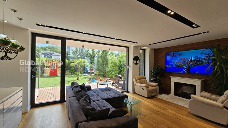 Tunari, Amber Gardens, modern smart villa 153 sqm, 4 rooms + 2 parking