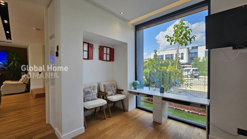 Tunari, Amber Gardens, modern smart villa 153 sqm, 4 rooms + 2 parking